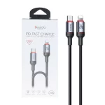 کابل شارژ 1.2 متری PD و فست Yesido Type-C To Lightning مدل CA182 27W - مشکی (گارانتی 18 ماه تعویض نیکان همراه)