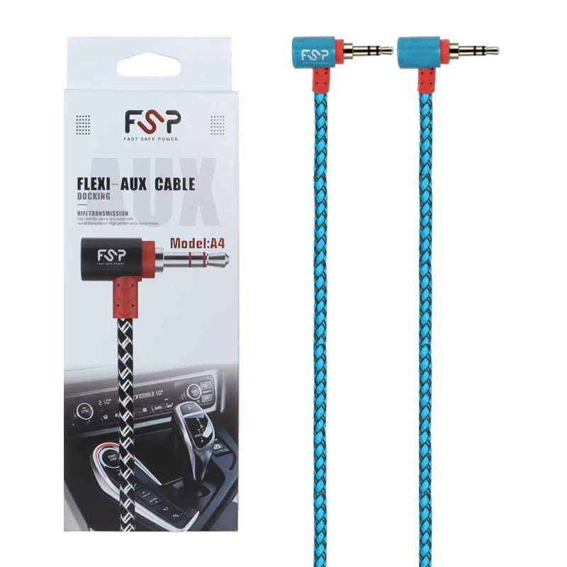 کابل FSP Aux مدل A4 - آبی - BSA - تصویر 2