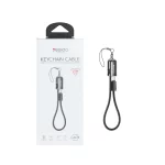 کابل شارژ فست 20 سانتی Yesido Type-C To Lightning و جاسوئیچی مدل CA178 27W - مشکی (گارانتی 18 ماه تعویض نیکان همراه)