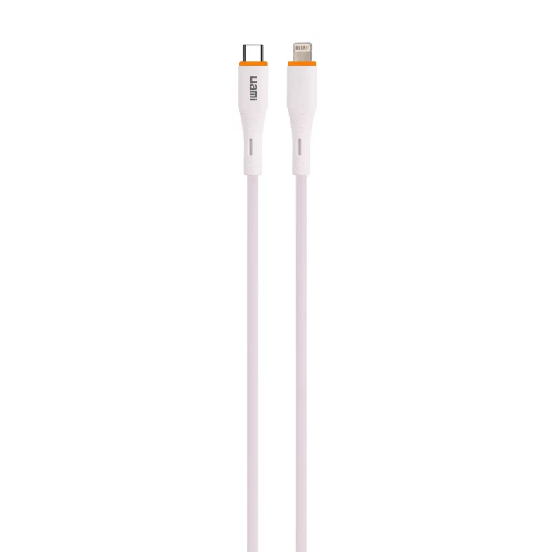 کابل شارژ فست Liami Type-C To Lightning - سفید (گارانتی شش ماهه شرکتی)(بدون پک) - تصویر 2