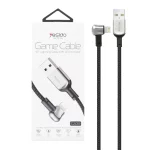 کابل شارژ فست آیفون yesido مدل CA39 - مشکی طلایی (گارانتی 18 ماه تعویض نیکان همراه)