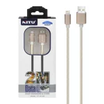 کابل شارژ 2 متری آیفون NITU مدل UC039 - طلایی (گارانتی 18 ماه تعویض نیکان همراه)