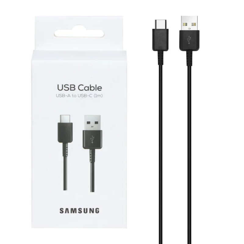 کابل شارژ SAMSUNG Type-C مدل S10 - مشکی (پک دار) - DST (گارانتی شش ماهه) - درجه یک - تصویر 2