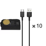 پک 10 عددی کابل شارژ SAMSUNG Type-C مدل S10 - مشکی - DST (گارانتی شش ماهه)- درجه یک