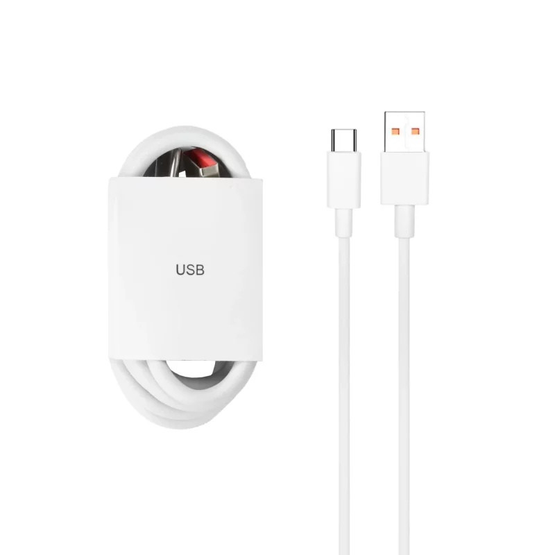 کابل شارژ در صد شمار Xiaomi Type-C مدل 120W - سفید - DST (گارانتی شش ماهه) - تصویر 2