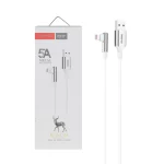کابل شارژ فست آیفون TRANYOO مدل X14-I - سفید (گارانتی شش ماهه نیکان همراه)
