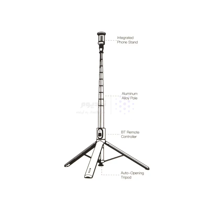 مونوپاد و سه پایه نگهدارنده Yesido مدل SF30 - مشکی (گارانتی 18 ماهه تعویض نیکان همراه) - تصویر 3