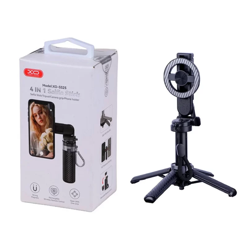 مونوپاد و سه پایه گوشی موبایل XO مدل XO-SS25 - مشکی - تصویر 2