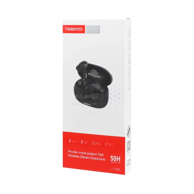 ایرفون بی سیم Tranyoo مدل T-M26 - مشکی - تصویر 9