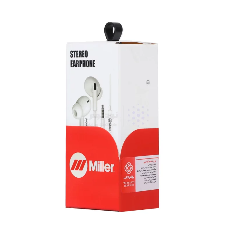 هندزفری باسیم Miller مدل MH-129 - سفید (گارانتی پارتیان پایا) - تصویر 3
