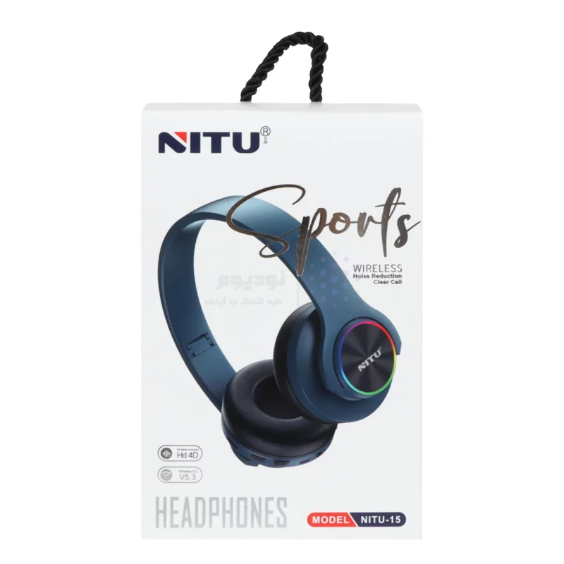 هدفون بی سیم NITU مدل 15 - کرم (گارانتی 18 ماه تعویض نیکان همراه) - تصویر 8