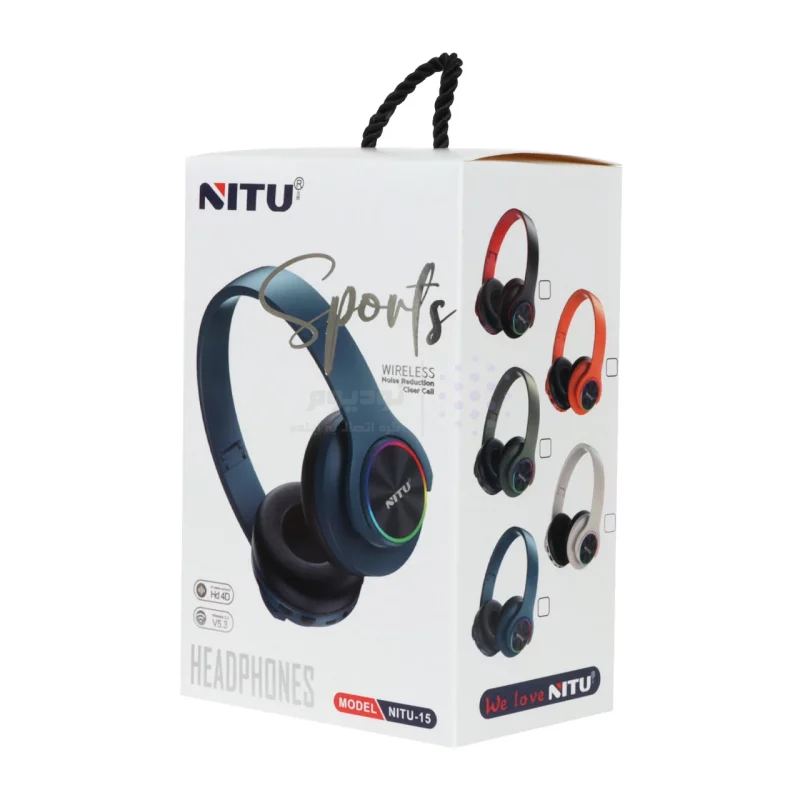 هدفون بی سیم NITU مدل 15 - کرم (گارانتی 18 ماه تعویض نیکان همراه) - تصویر 9