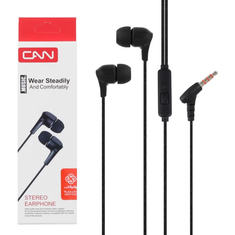 هندزفری باسیم CAN مدل CH-111 - مشکی (گارانتی پارتیان پایا) درجه یک - تصویر 2