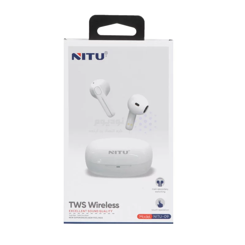 ایرفون بی سیم NITU مدل NITU-09 - سفید NEW (گارانتی 18 ماه تعویض نیکان همراه) - تصویر 6