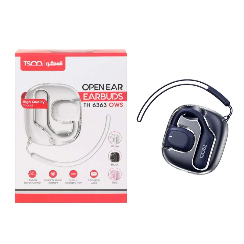 ایرفون بی سیم Tsco مدل TH 6363 OWS - مشکی - تصویر 2