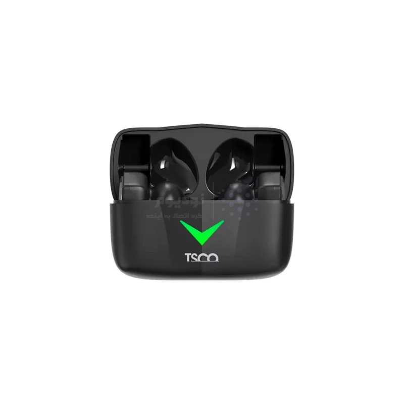 ایرفون بی سیم گیمینگ Tsco مدل TH 6350 TWS - مشکی(دارای میکروفن پرتابل سوکتی و کیف همراه) - تصویر 3