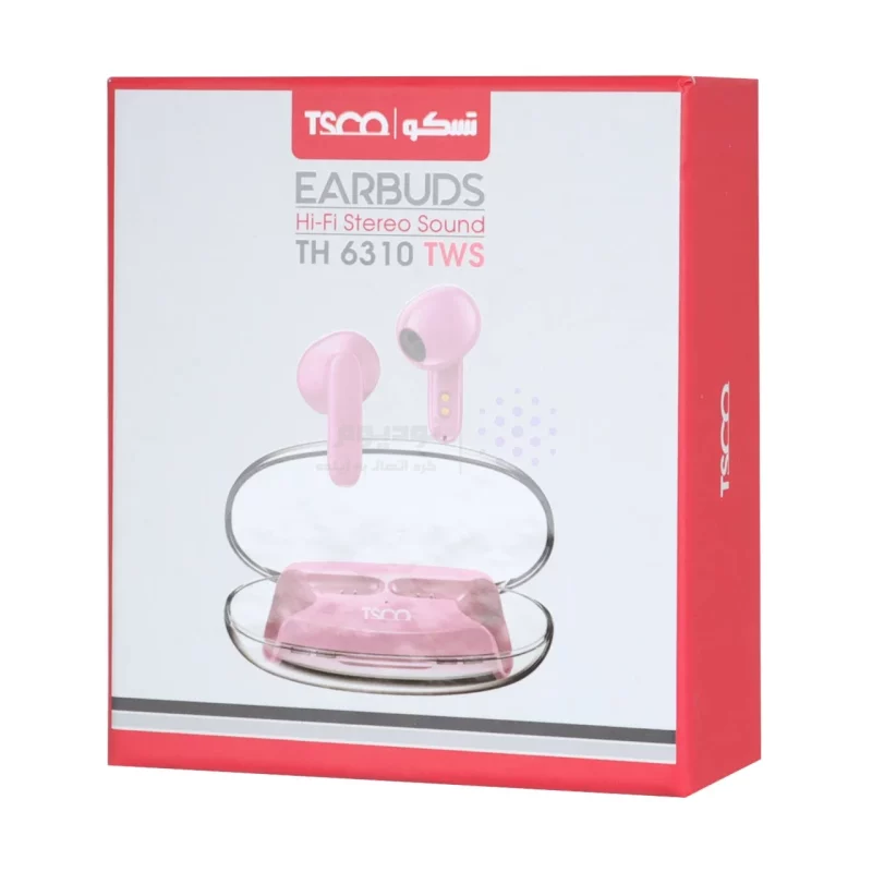 ایرفون بی سیم Tsco با قابلیت ENC مدل TH 6310 TWS - صورتی - تصویر 11
