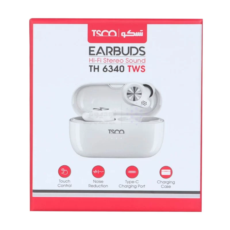 ایرفون بی سیم Tsco مدل TH 6340 TWS - مشکی - تصویر 5