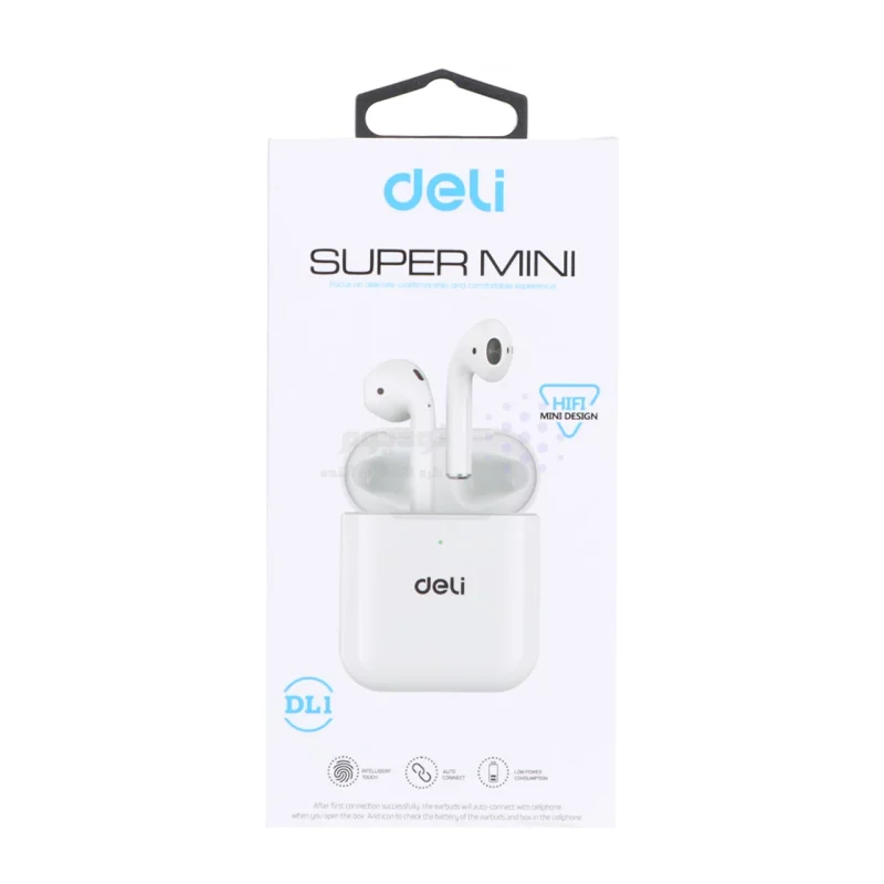 ایرفون بی سیم Deli مدل DL1 - سفید - تصویر 8