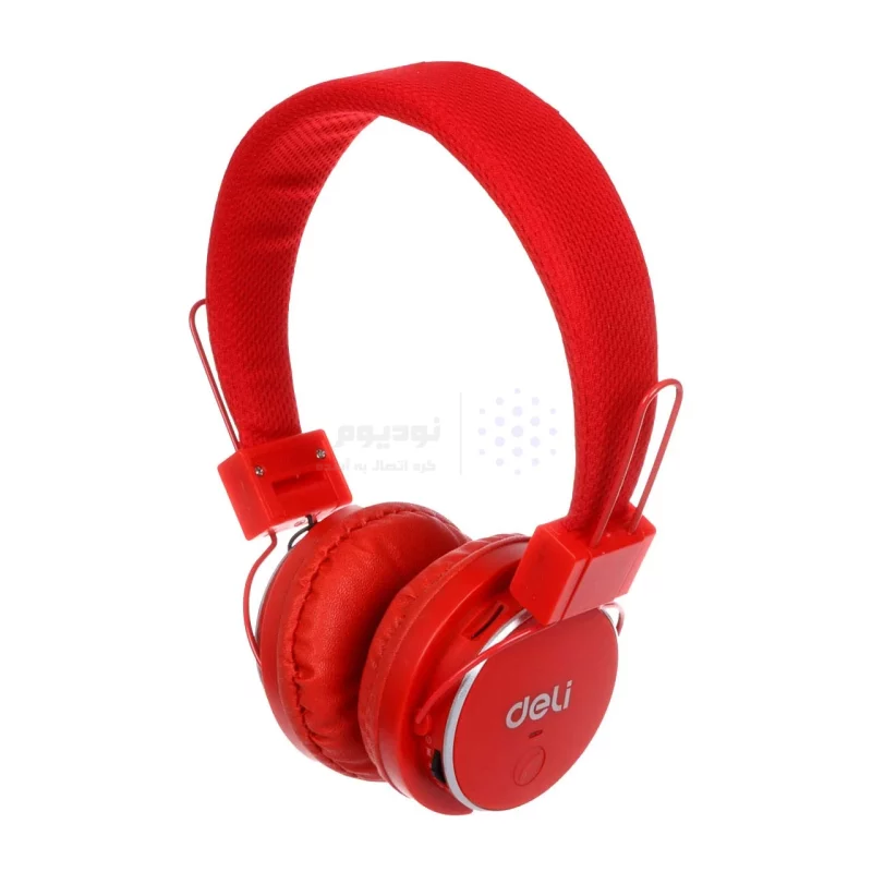 هدفون بی سیم deli مدل DB1 - قرمز - تصویر 3