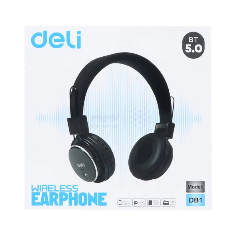 هدفون بی سیم deli مدل DB1 - سفید - تصویر 8