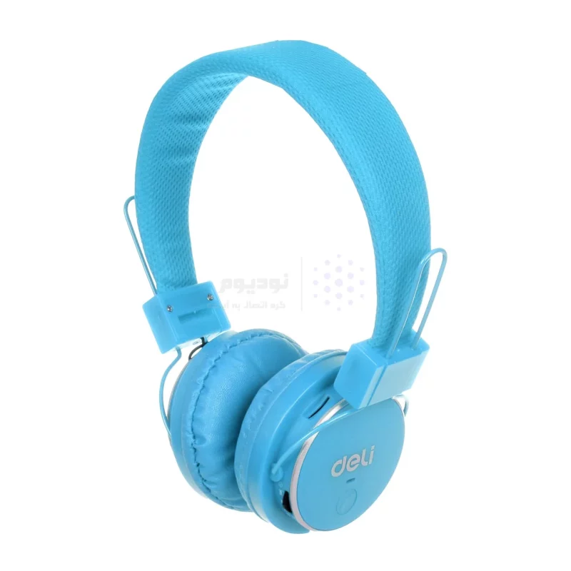 هدفون بی سیم deli مدل DB1 - آبی - تصویر 3