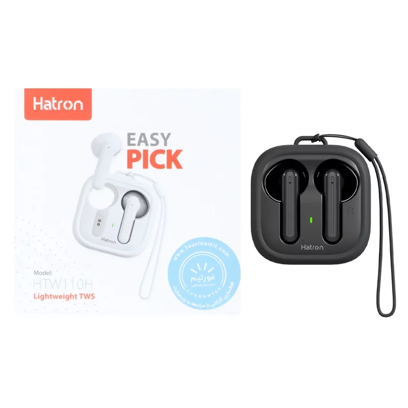 ایرفون بی سیم Hatron مدل HTW110H - مشکی - تصویر 2