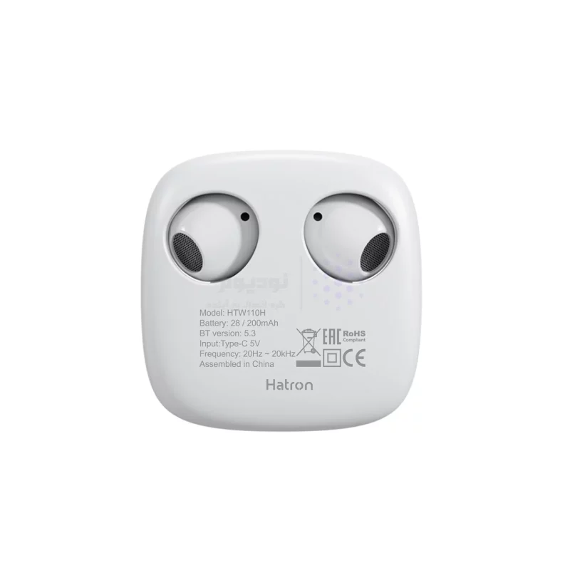 ایرفون بی سیم Hatron مدل HTW110H - سفید - تصویر 3