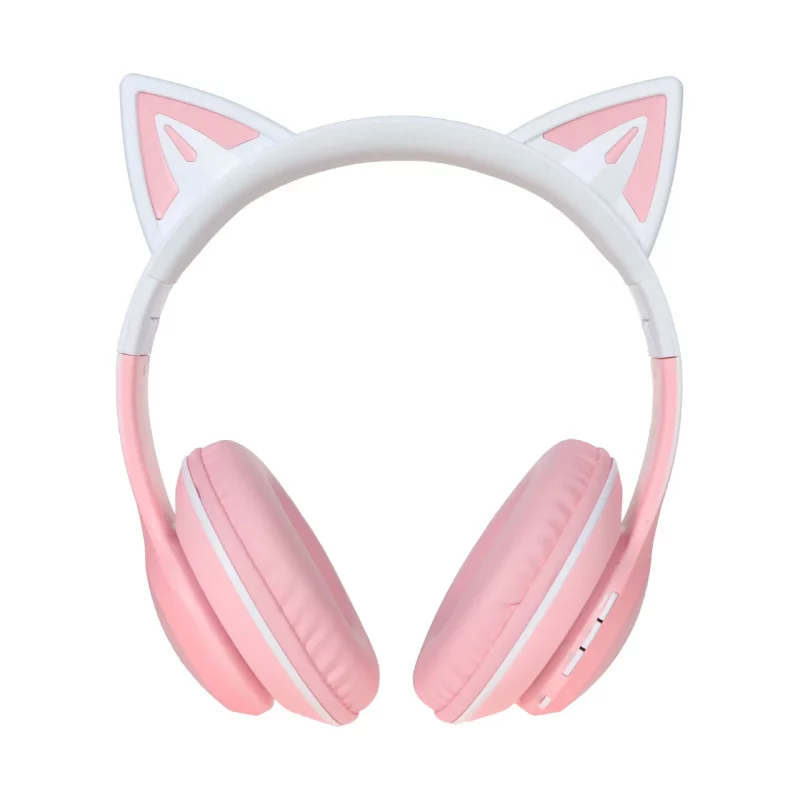 هدفون بی سیم XO مدل Cat Ear BE38 - صورتی - تصویر 2