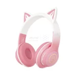 هدفون بی سیم XO مدل Cat Ear BE38 - صورتی - تصویر 4