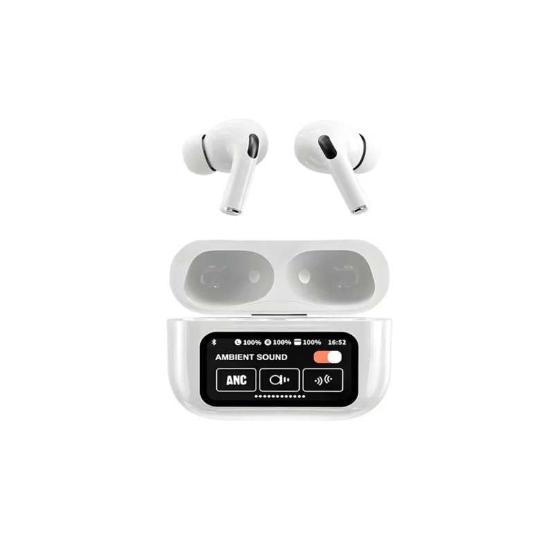 ایرفون بی سیم Touch Control ANC/ENC مدل A9 Pro - سفید - تصویر 2
