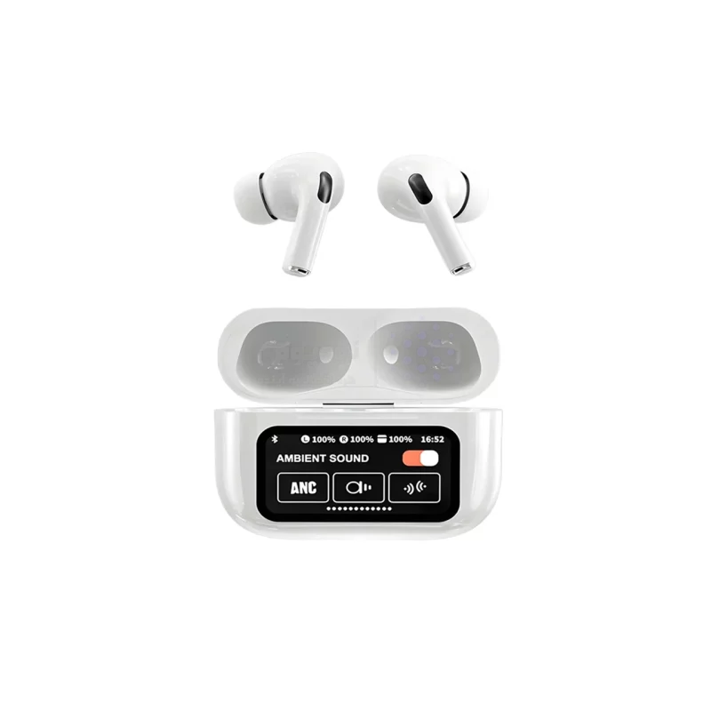 ایرفون بی سیم Touch Control ANC/ENC مدل A9 Pro - سفید - تصویر 3