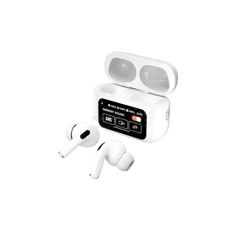 ایرفون بی سیم Touch Control ANC/ENC مدل A9 Pro - سفید - تصویر 4