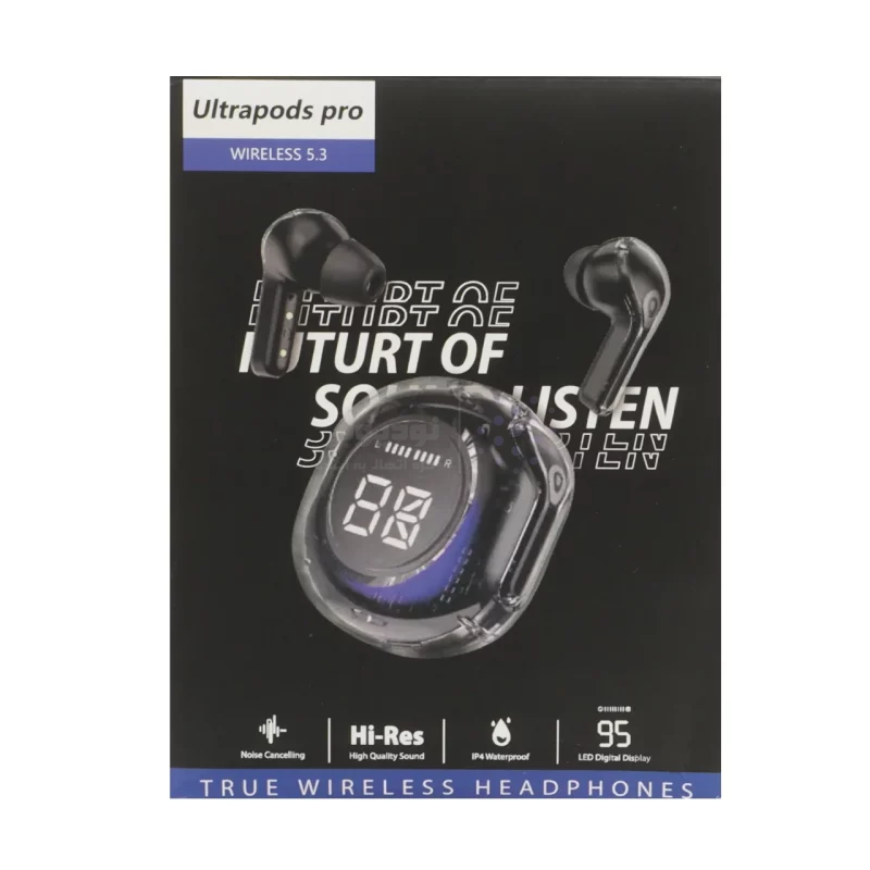ایرفون بی سیم مدل Ultrapods Pro - مشکی - تصویر 4