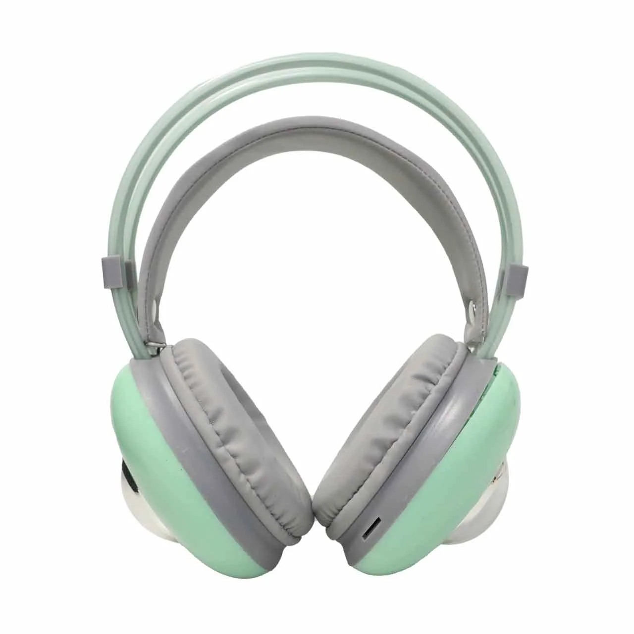 1593-1625820-1 هدفون فانتزی بی سیم Kuromi مدل AH-980Y - طوسی سبز - تصویر 1