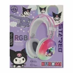 هدفون فانتزی بی سیم Kuromi مدل AH-980Y - طوسی سبز - تصویر 6