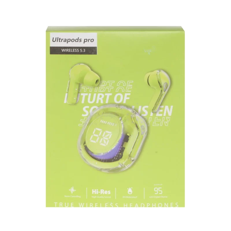 ایرفون بی سیم مدل Ultrapods Pro - سبز - تصویر 4