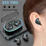 ایرفون بی سیم مدل X55 - مشکی - تصویر 5