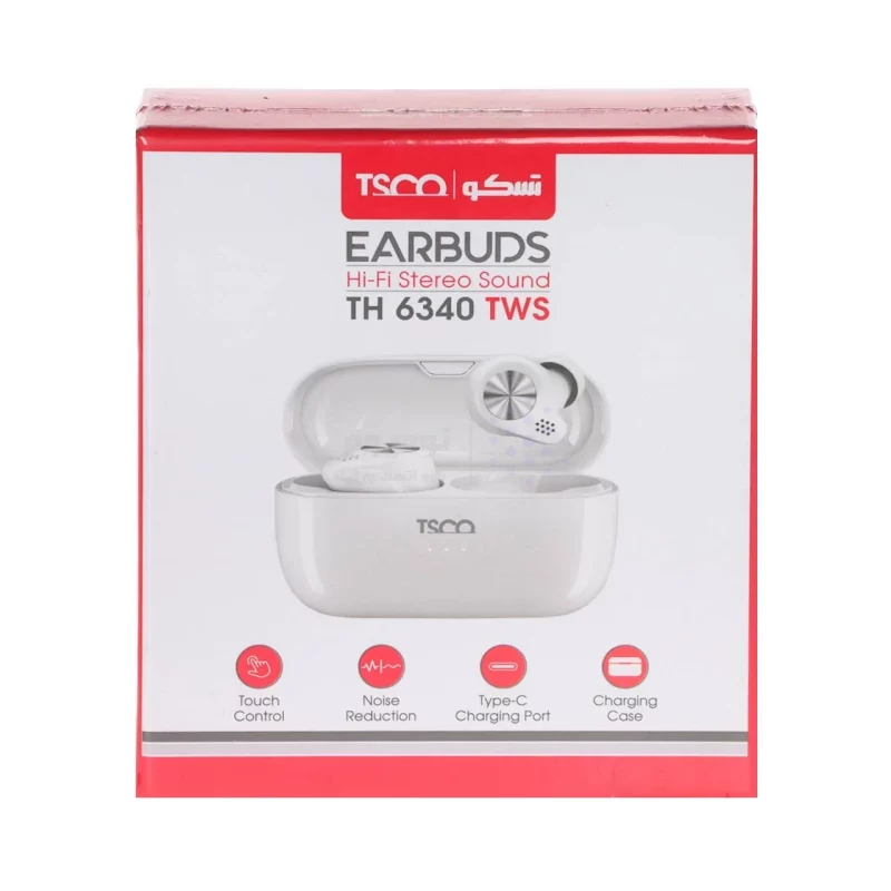 ایرفون بی سیم TSCO مدل TH 6340 TWS - سفید - تصویر 8