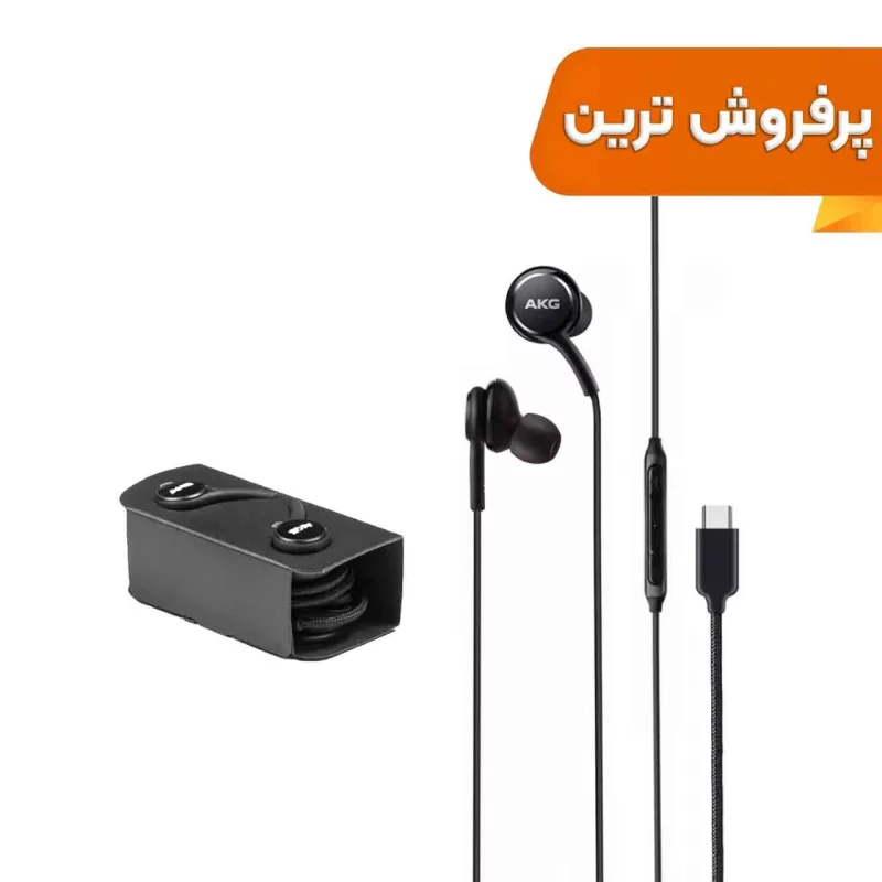 هندزفری با سیم با پورت Type-C سامسونگ AKG مدل GH59 - مشکی - تصویر 2