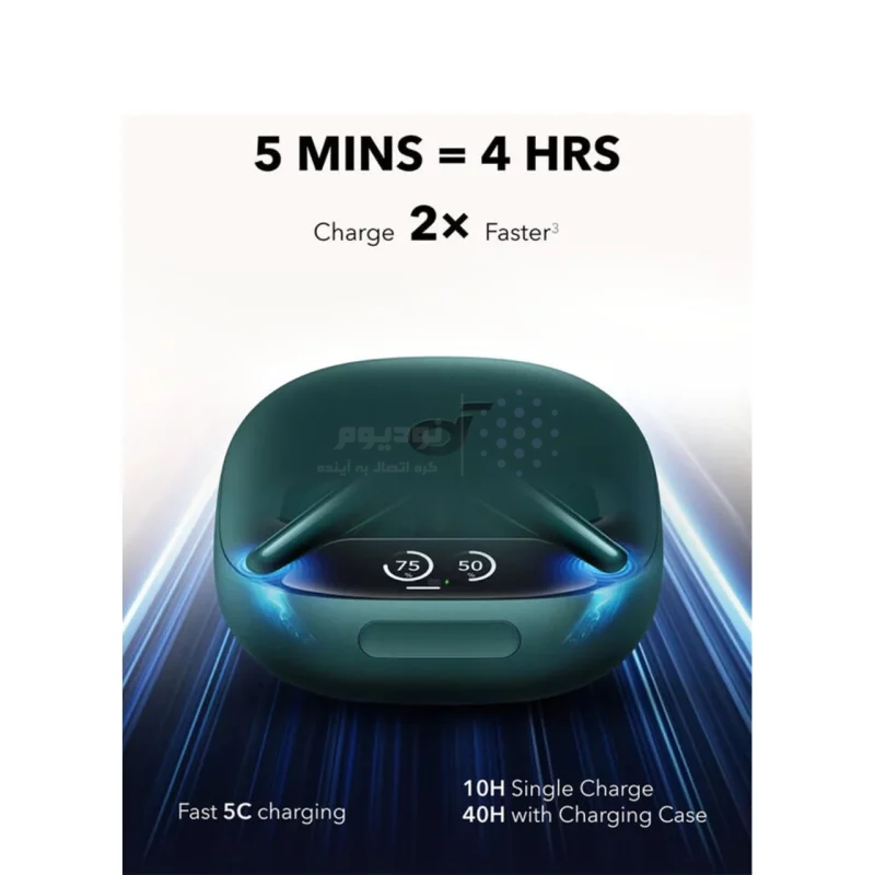 ایربادز بی سیم ANKER مدل Liberty 4 Pro A3954H61 - سبز (گارانتی 18ماهه حافظه طلایی ایستا) - تصویر 3