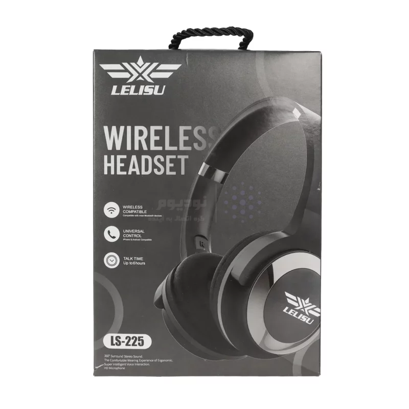 هدفون بی سیم LELISU مدل LS-225 - مشکی- BSA - تصویر 6