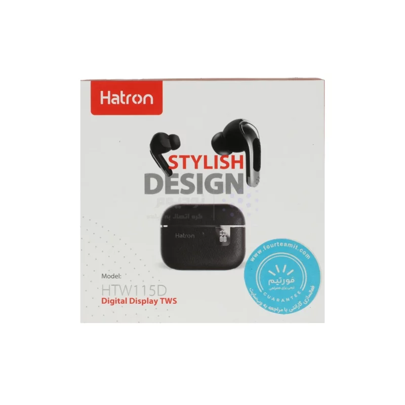 ایرفون بی سیم Hatron مدل HTW115D - سفید - تصویر 4