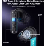 ایرفون بی سیم Yesido مدل TWS40 ANC+ENC - مشکی (گارانتی 18 ماه تعویض نیکان همراه) - تصویر 5