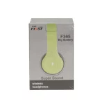 هدفون بی سیم First مدل F365 - سبز - MMS (گارانتی شش ماهه YA) - تصویر 6