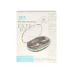 ایرفون بی سیم مدل X55 - سرخابی - تصویر 6