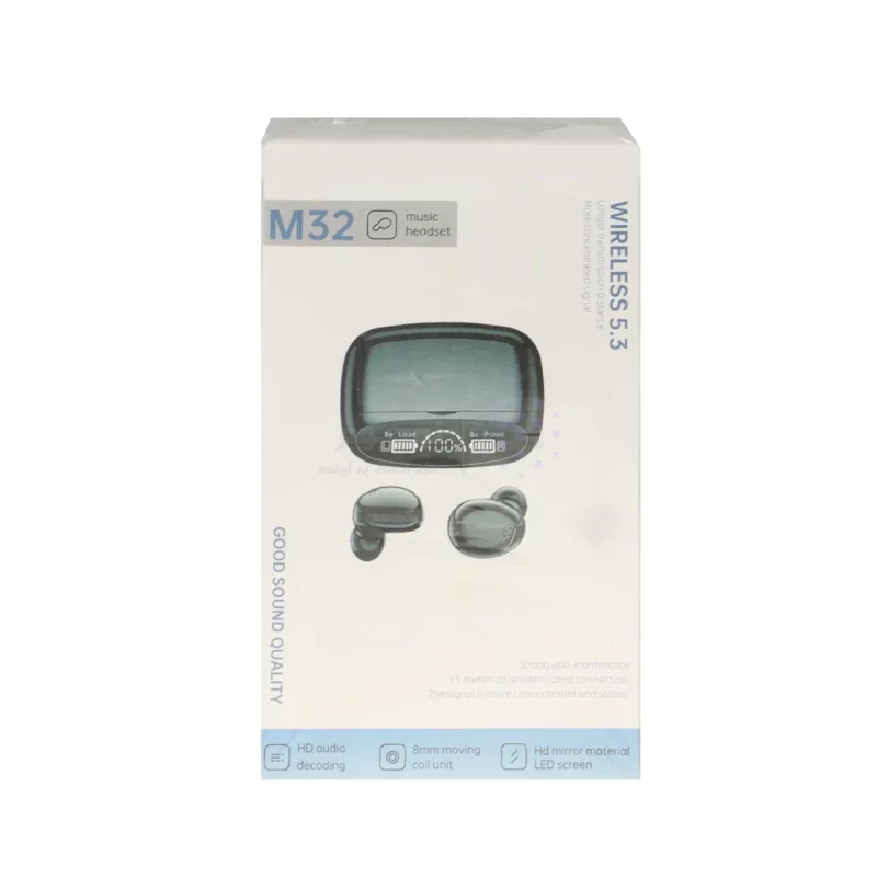 ایرفون بی سیم مدل M32 - مشکی - تصویر 3