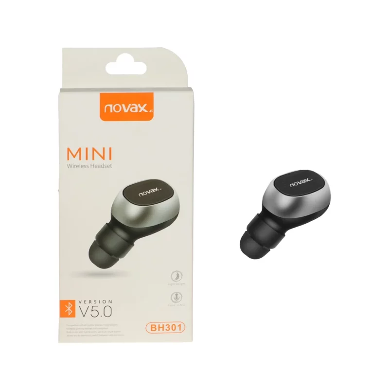 ایرفون بی سیم تک گوش Novax مدل BH301 - مشکی - YSP - تصویر 2
