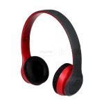 هدفون بی سیم مدل P47-طوسی قرمز - تصویر 4