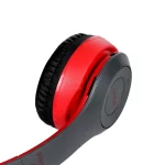 هدفون بی سیم مدل P47-طوسی قرمز - تصویر 6